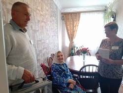 Старейшая жительница Красногвардейского района приняла участие в голосовании