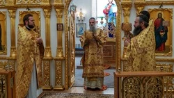 Епископ Валуйский и Алексеевский Савва совершил божественную литургию в городе Бирюч