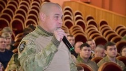 Встреча с участниками добровольческого отряда «БАРС-Белгород» состоялась в Красногвардейском районе