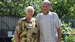 Супруги Завалишины из Засосны Красногвардейского района отпраздновали золотую свадьбу