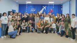 Воспитанники младшей группы красногвардейского детсада «Берёзка» поздравили пап и дедушек