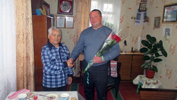Николай Волошин из Ливенки отметил свой 84-й день рождения