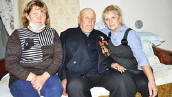 Михаил Драный из красногвардейского села Вторая Палатовка отметил 90-летний юбилей