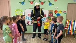 Воспитанники красногвардейского детсада «Росинка» повторили правила пожарной безопасности