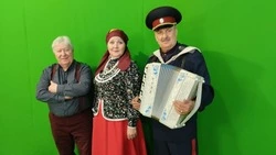 Дуэт «Рассвет» из Красногвардейского района приняли участие в съёмках программы «Гармонисты России»