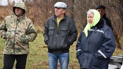 Общественники села Гредякино Красногвардейского района приняли работы по очистке пруда