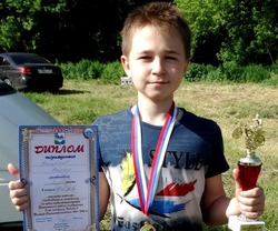 Воспитанник красногвардейского отделения ДОСААФ победил в первенстве по мотокроссу