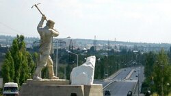 Фигуру «Каменотёса» перенесут в новое место в Белгороде
