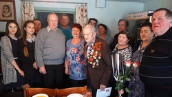 Участник войны из Ливенки отметил юбилей