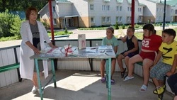 Красногвардейские врачи провели уроки здоровья в лагере «Чайка»