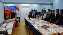 Урок истории прошёл в музее средней школы города Бирюча