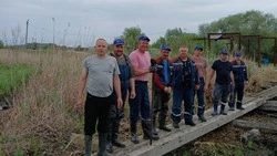 Специалисты Красногвардейского РЭС: «Что нам стоит мост построить!» 