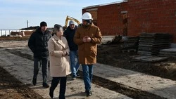 Глава администрации Красногвардейского района в ходе рабочей поездки посетила строительные объекты
