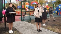  Открытие новой детской площадки состоялось в красногвардейском селе Верхососна
