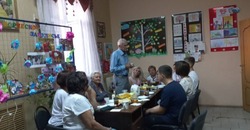 Волонтёры из села Ливенка Красногвардейского района встретились со школьниками 