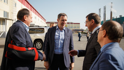 Первый заместитель губернатора Денис Буцаев посетил Старый Оскол с рабочим визитом