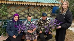 Школьники из красногвардейского села Сорокино поздравили односельчан старшего возраста