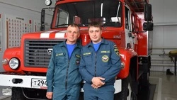 Новая династия пожарных появилась в Красногвардейском районе