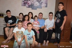 Супруги Анна и Андрей Федорук из села Засосна воспитывают восемь детей 