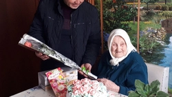 Ульяна Ткачёва из Ливенки встретила 103-й день рождения