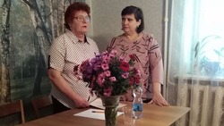 Председатель Красногвардейского общества слепых Мария Яценко выступила с отчётным докладом