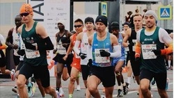 Руслан Хорошилов из Красногвардейского района принял участие в Московском марафоне