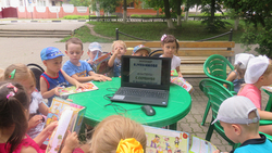 Библиотекари из города Бирюча организовали показ фильмов на улице