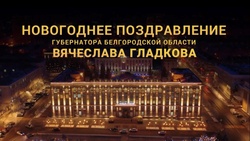 Вячеслав Гладков записал новогоднее видеопоздравление для белгородцев