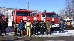 Сотрудники МЧС провели смотр сил и средств для тушения ландшафтных пожаров в Бирюче