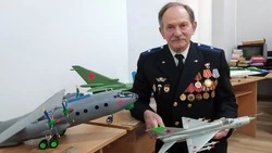 Выставка макетов самолётов в центральной библиотеке города Бирюч продлится до 26 марта